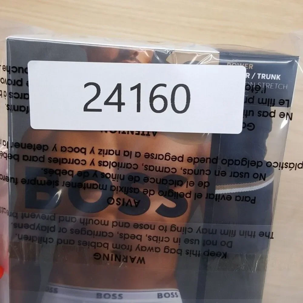 HUGO BOSS Boxer Briefs Mens Small 3-Pack Power Trunk Cotton Stretch Logo